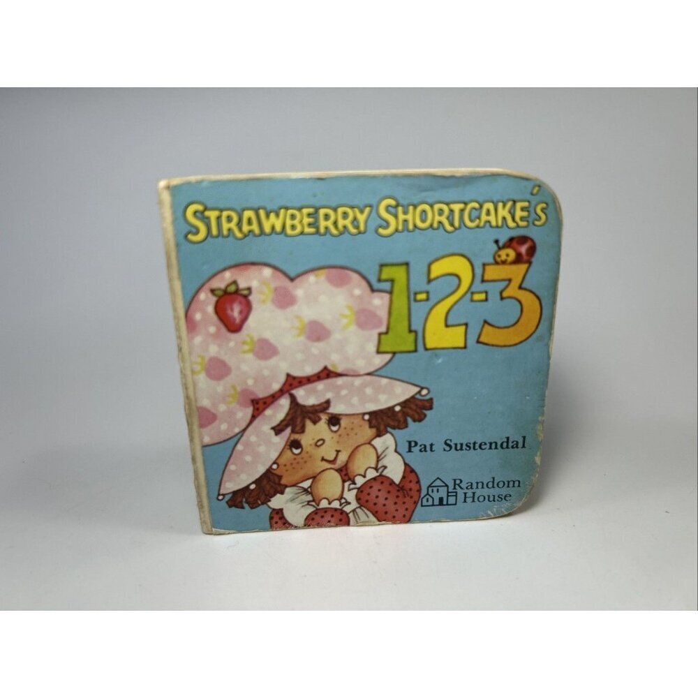 Vintage Strawberry Shortcake 1 2 3 Book Chunky Book Random House